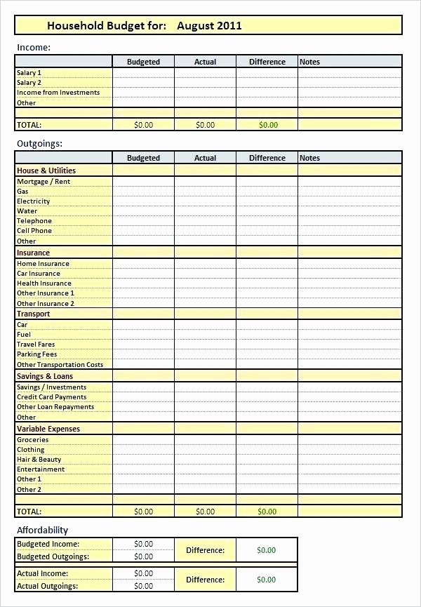 Residential Construction Budget Template Excel Inspirational 15 Bud Spreadsheet Excel