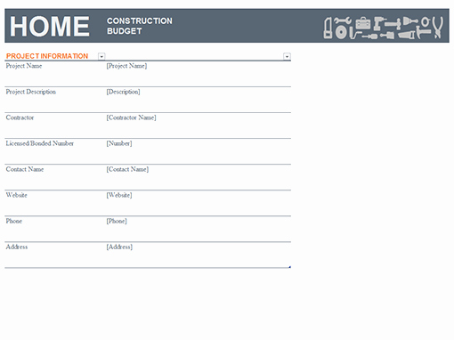 Residential Construction Budget Template Excel Inspirational Bud S Fice