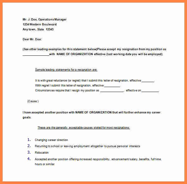 Resignation Letter 30 Days Notice Best Of 11 Samples Of Resignation Letters with Notice