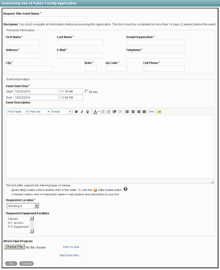 Resource Request form Beautiful Munity Use Of Public Facilities Vibe