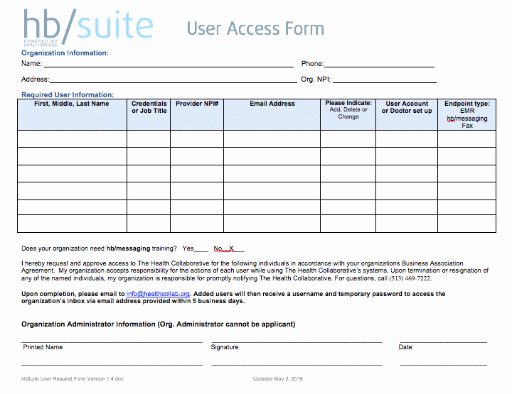 Resource Request form Fresh Thc Resources