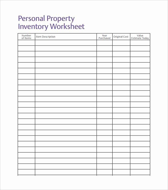 Respecting Others Property Worksheet Beautiful the New and Improved Free Inventory Spreadsheet Templates