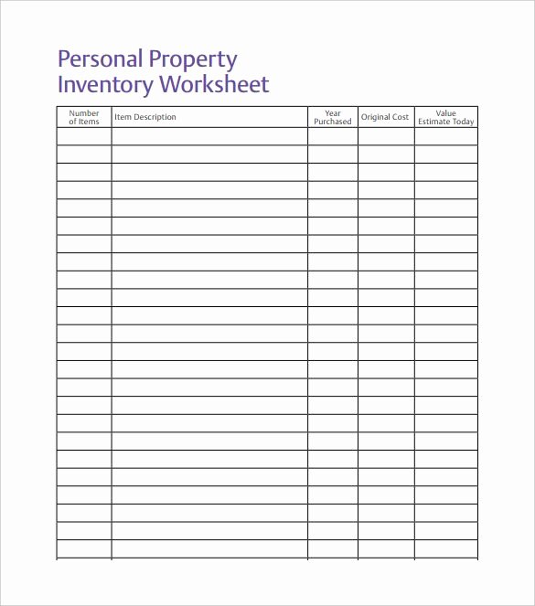 Respecting Others Property Worksheet Beautiful the New and Improved Free Inventory Spreadsheet Templates