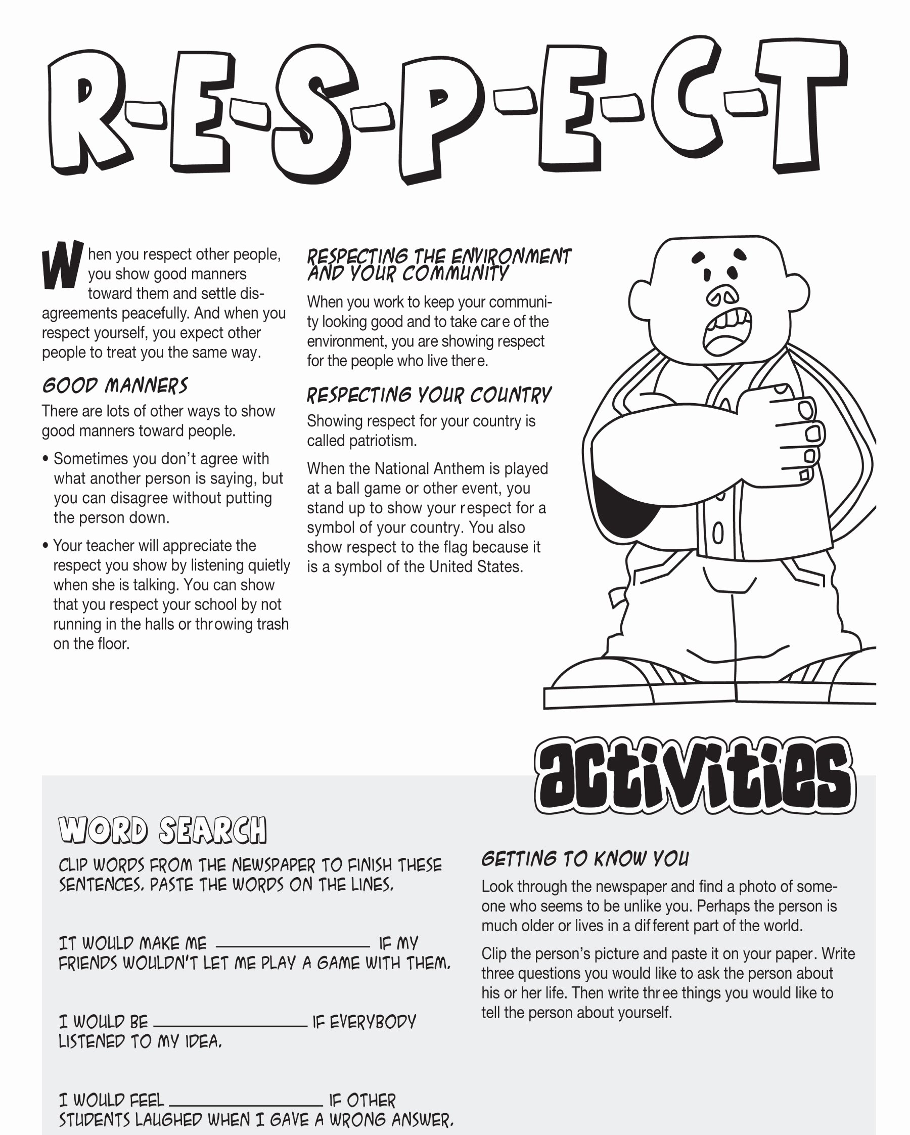 Respecting Others Property Worksheet Inspirational Grand forks High School Students Teach Respect &amp; Caring at