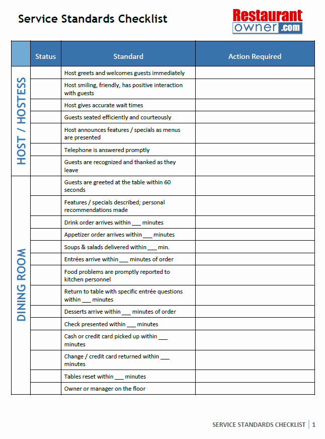 Restaurant Waiting List Template Awesome Download Food Service Resource Restaurant Pre Opening