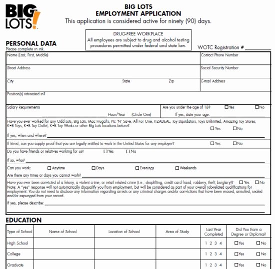 Retail Application form New Best 20 Printable Job Applications Ideas On Pinterest