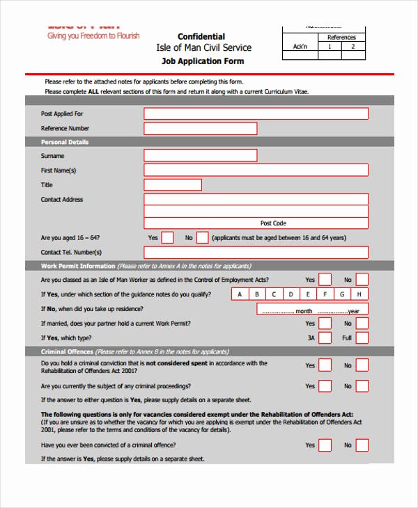 Retail Job Application forms Unique 10 Different Job Application forms