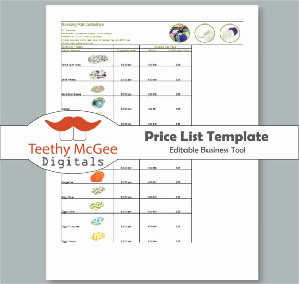 Retail Store Checklist Template Luxury Price List Templates