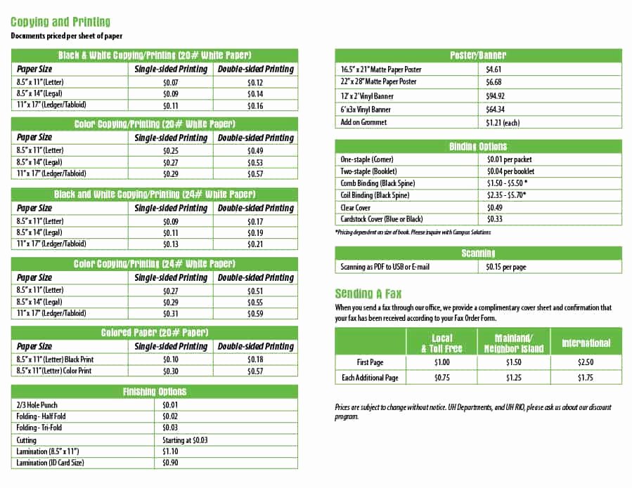 Retail Store Checklist Template New 40 Free Price List Templates Price Sheet Templates