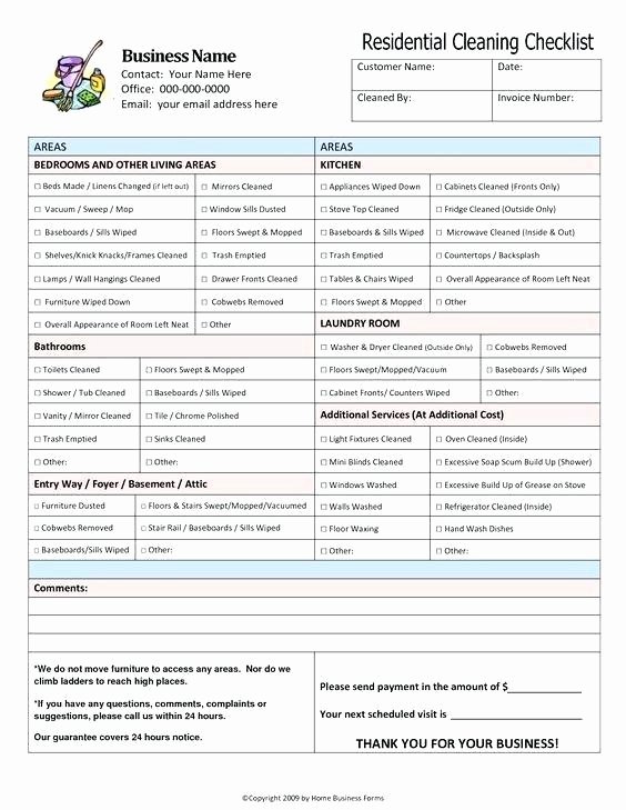 Retail Store Cleaning Checklist Template Unique Creative Cleaning Business Names