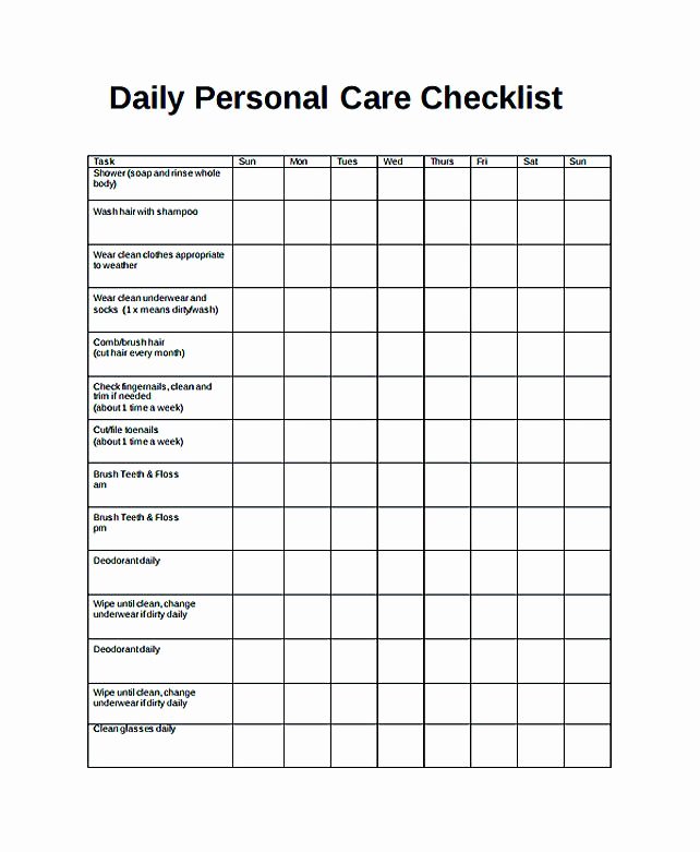 Retail Store Daily Checklist Luxury Free Daily Checklist Template and Its Purposes Daily