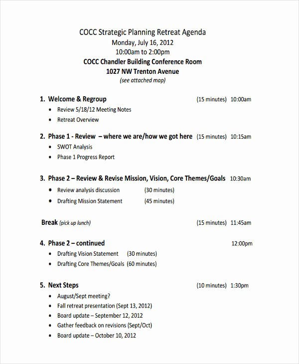 Retreat Itinerary Template Best Of 10 Retreat Agenda Examples Samples