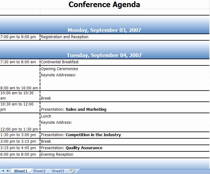 Retreat Schedule Template Best Of Agenda Template Category Page 7 Efoza