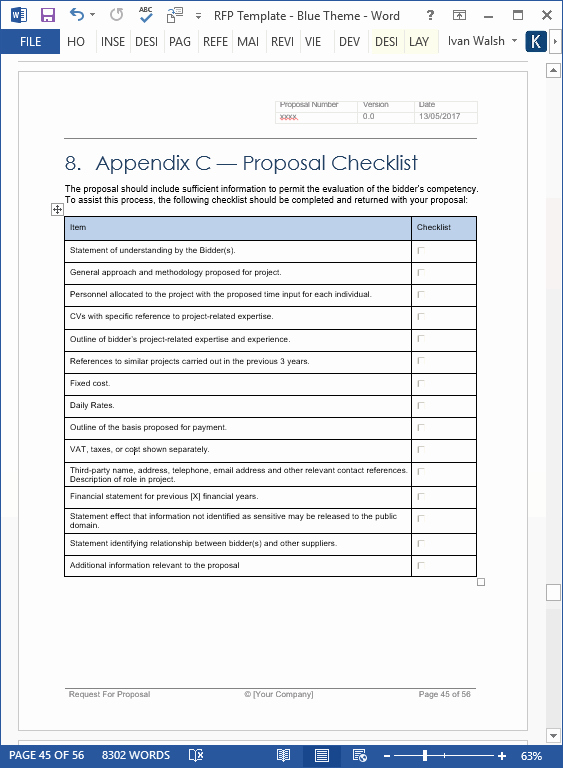 Rfp Proposal Example Elegant Request for Proposal Rfp Template Proposal Writing Tips
