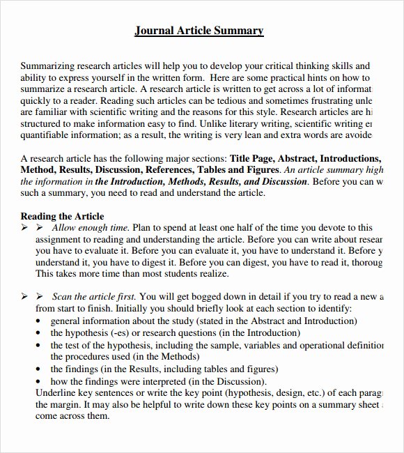 Rhetorical Precis Template Avid Awesome Article Summary Sample 6 Documents In Pdf