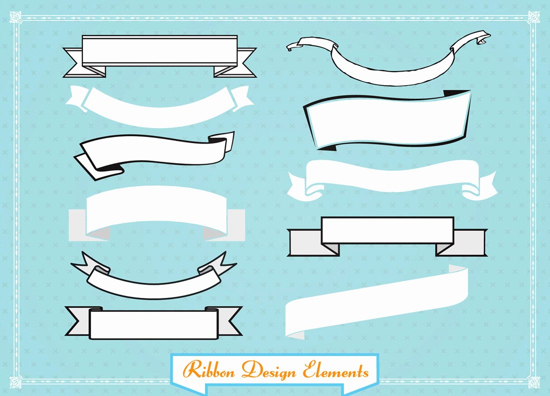 Ribbon Banner Template Awesome Ribbon Banner Template Clipart Best