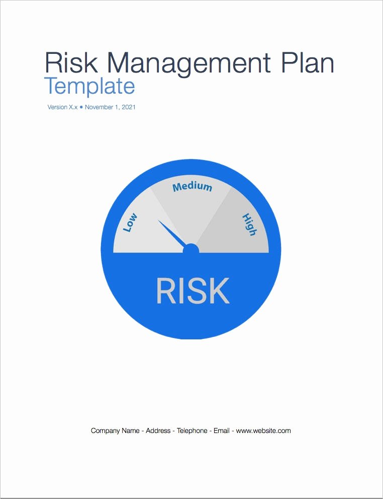 Risk Management Strategy Template Fresh Risk Management Plan Template Apple Iwork Pages Numbers