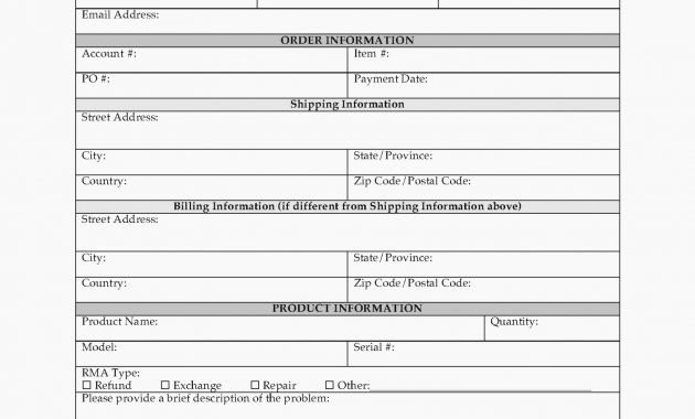 Rma form Template Awesome 15 Easy Rules Rma form