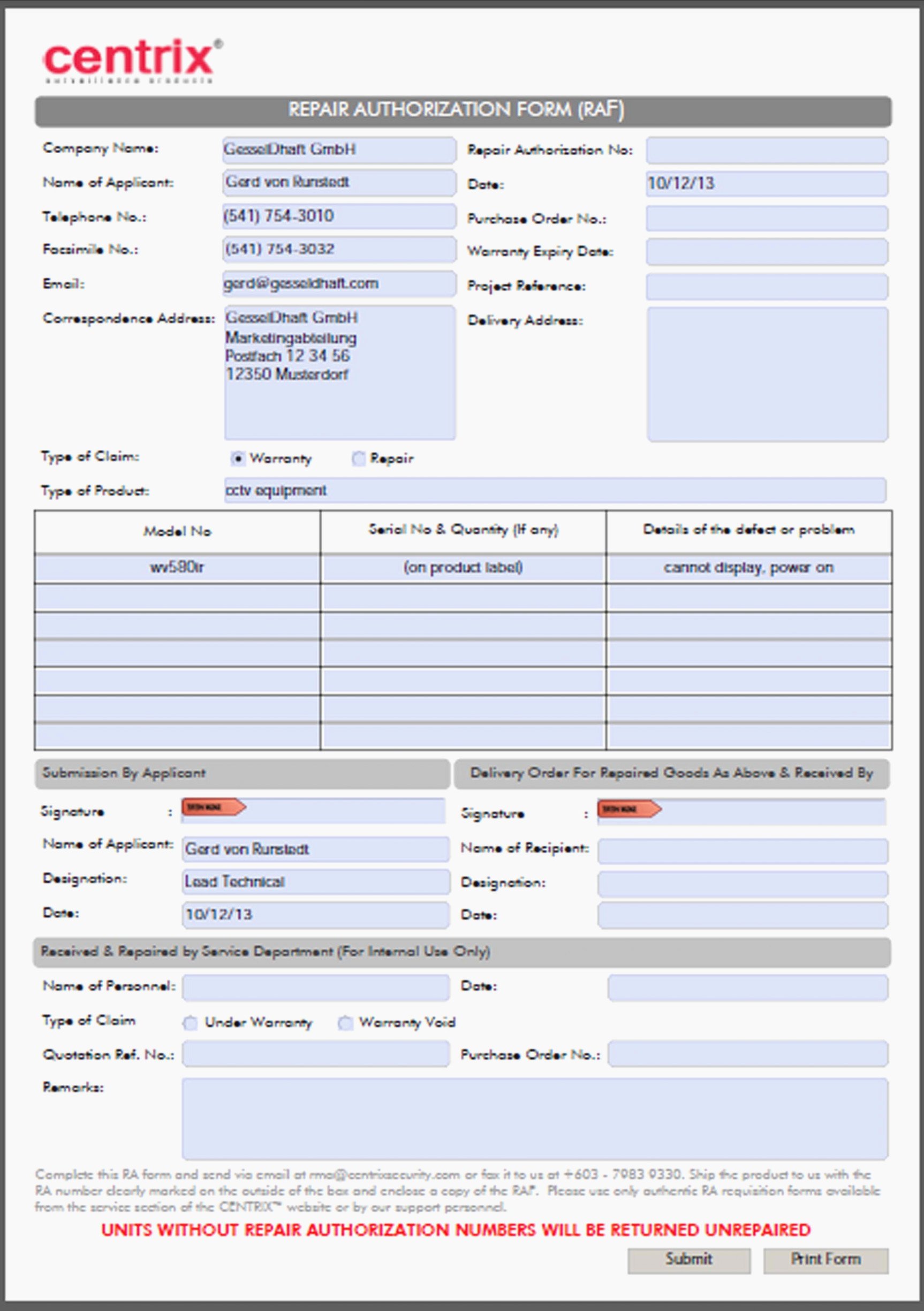 Rma form Template Awesome 15 Easy Rules Rma form