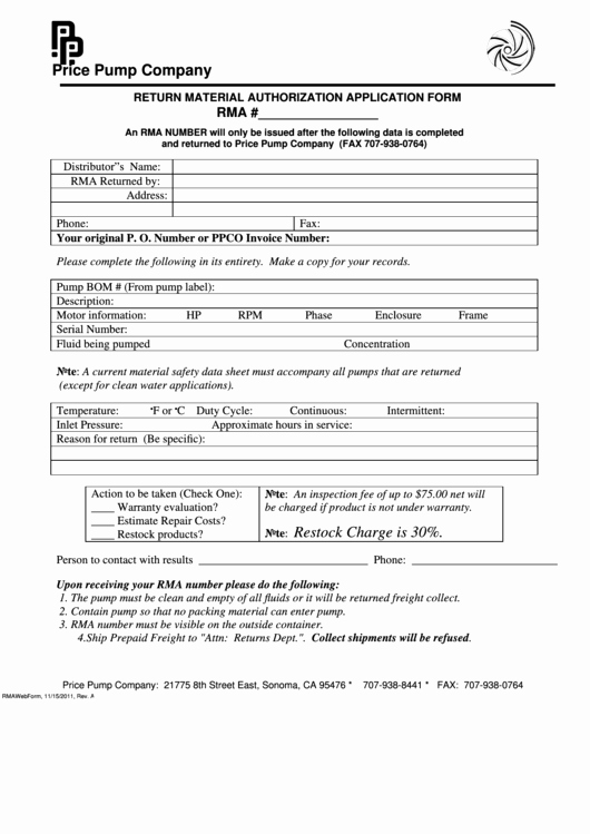 Rma form Template New 32 Rma form Templates Free to In Pdf