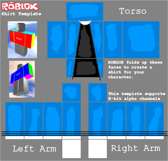 Roblox Hoodie Template 2017 Inspirational Blue Trenchcoat [roblox] by Mainr On Deviantart