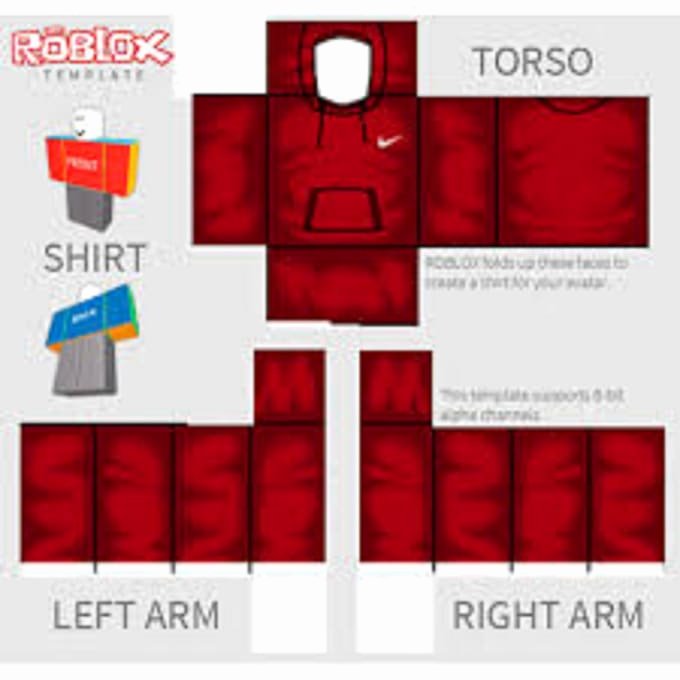 Roblox Hoodie Template Elegant Make A Roblox Shirt for You by Razetheking123
