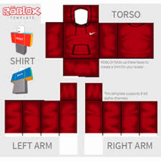 Roblox Hoodie Template Elegant Make A Roblox Shirt for You by Razetheking123