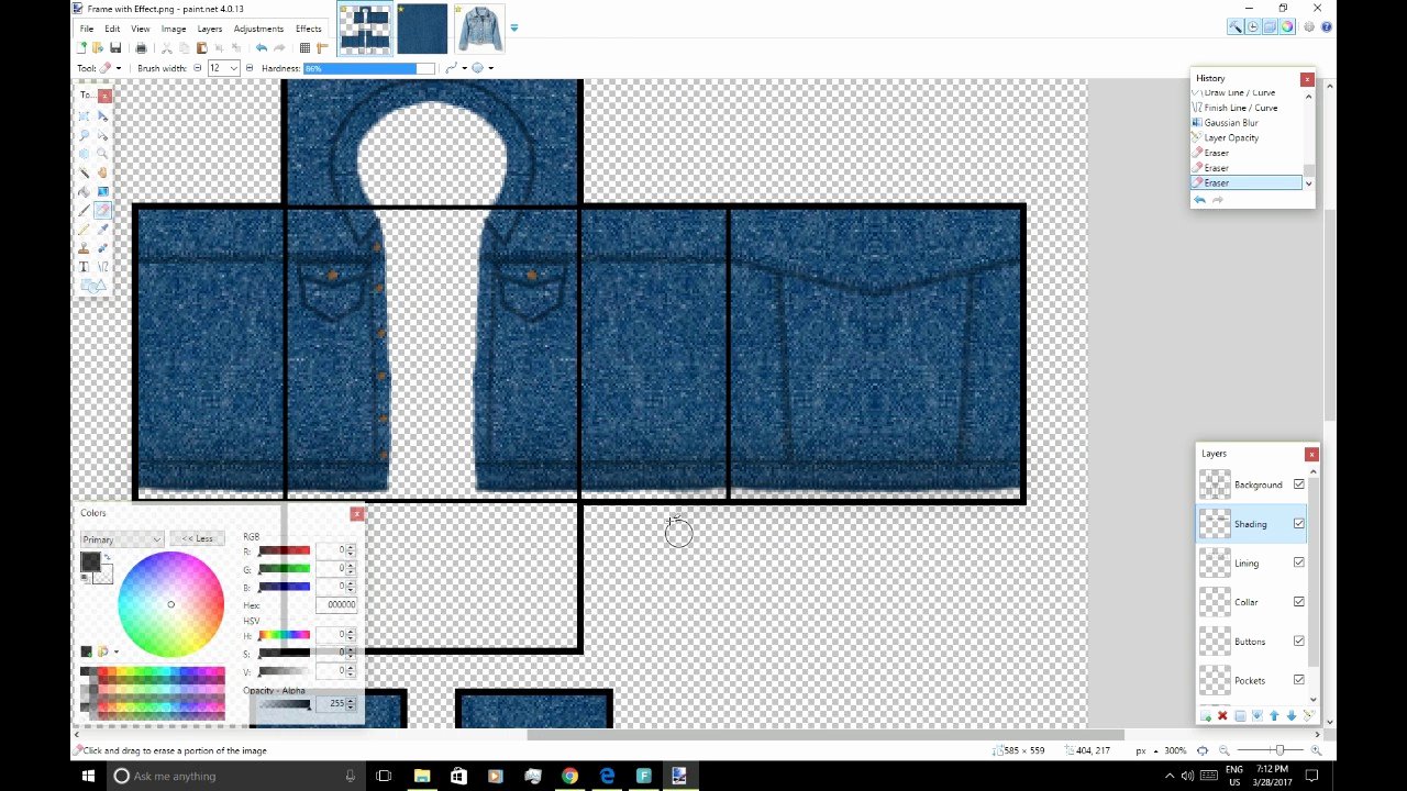 Roblox Jacket Template Luxury How to Create A Detailed Denim Jacket