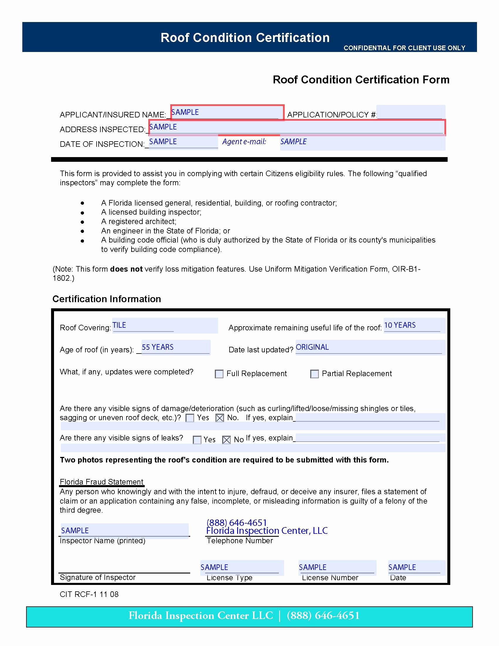 Roof Inspection Report Sample Beautiful Roof Certification &amp; the Nrcia is the Ly Pany that