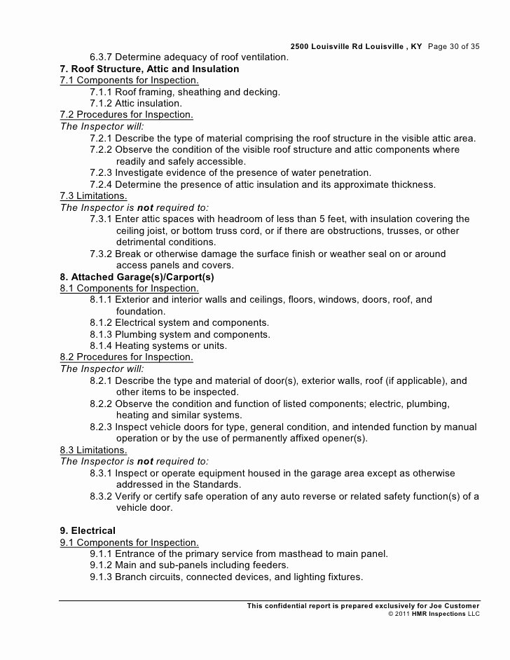 Roof Inspection Report Sample Inspirational Industrial Inspection Sample Report