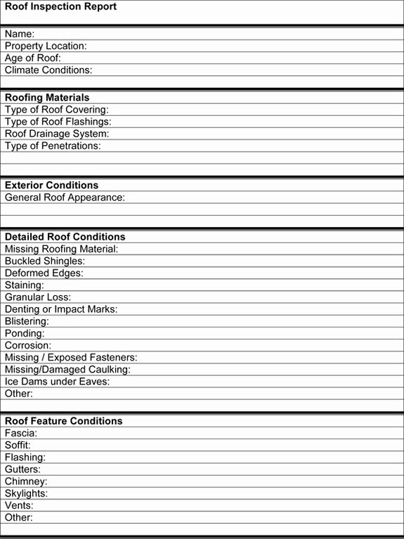 Roof Inspection Report Sample Luxury Arrowline Do It Yourself Roofing Inspection Template