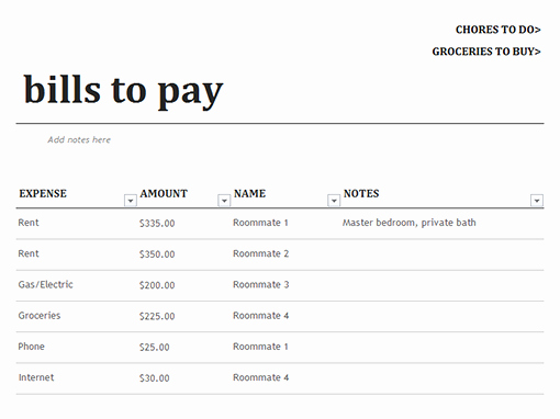 Roommate Chore Chart Template Elegant Work Out A Bud with Your Roommates Schedule for Chores