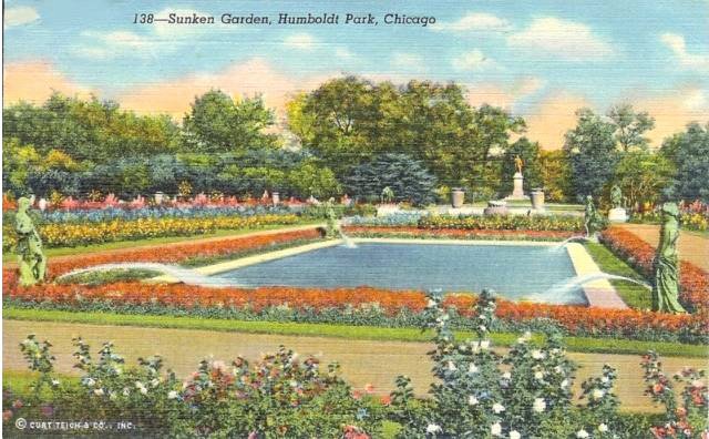 Roomstore Credit Card Log In Fresh Postcard – Chicago – Humboldt Park – Sunken Garden – Nice