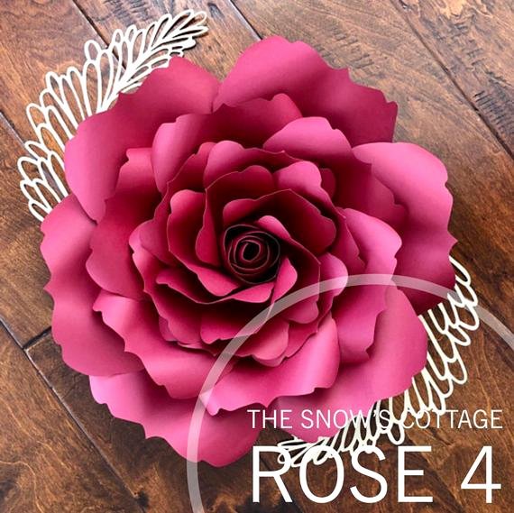 Rose Petal Svg Fresh Instant Download Rose 4 Svg Paper Flower Rose Petal