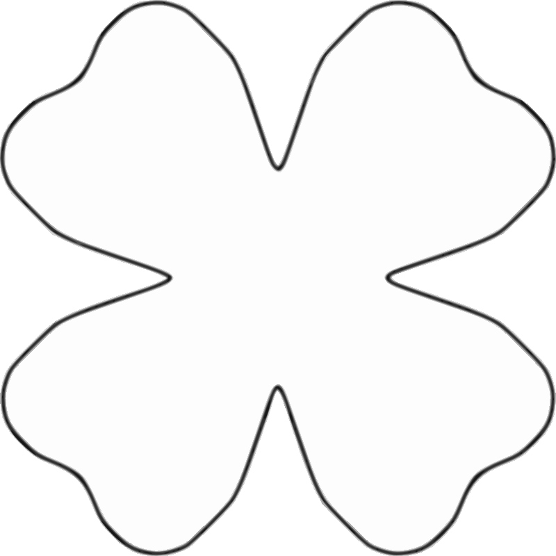 Rose Petal Template