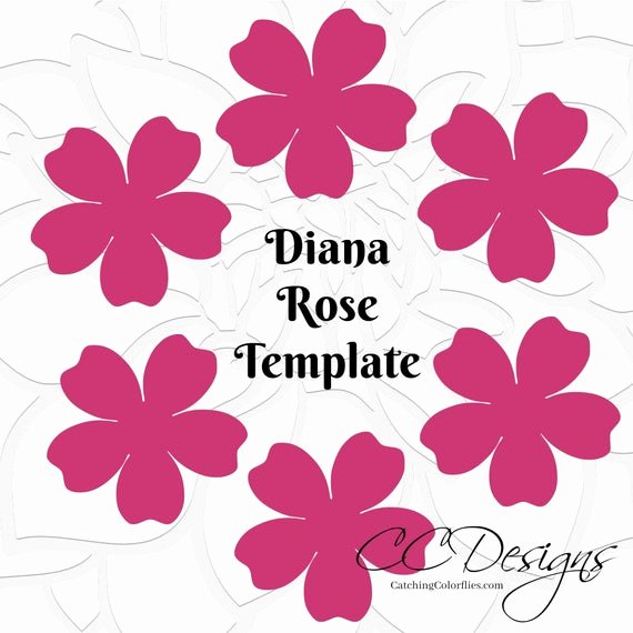 Rose Template Printable Inspirational Printable Paper Rose Templates Diy Paper Flowers Printable