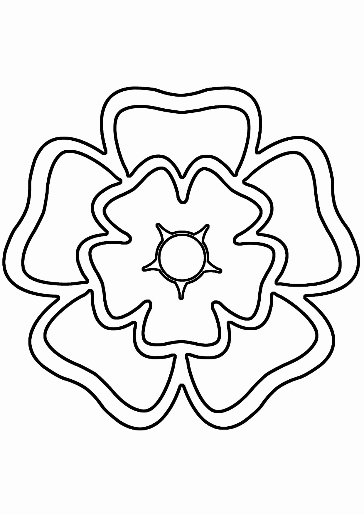 Rose Template Printable Luxury Rose Template Printable Clipart Best