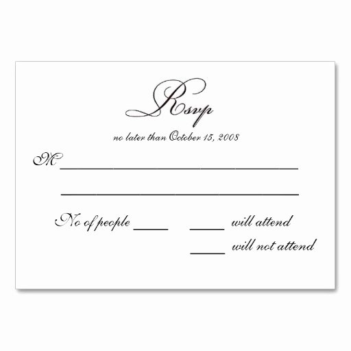 Rsvp Cards Templates Free Elegant Free Printable Wedding Rsvp Card Templates