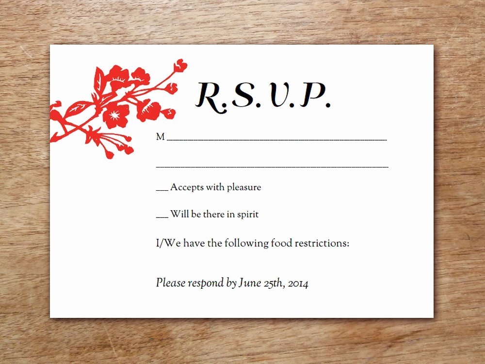 Rsvp Cards Templates Free Fresh Wedding Reception Invitation Templates Free