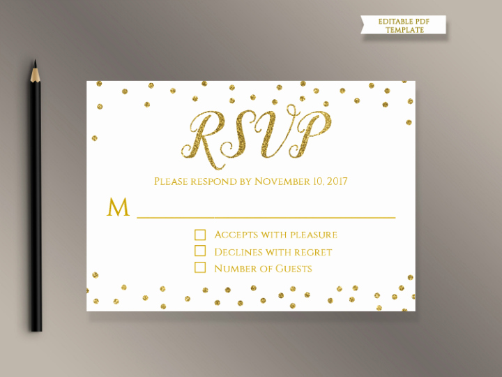 Rsvp Cards Templates Free New 18 Wedding Rsvp Card Templates Editable Psd Ai Eps