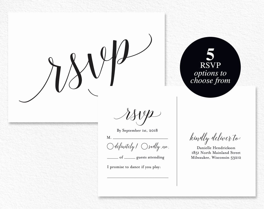 Rsvp Online Wording Beautiful Rsvp Cards Rsvp Postcard Rsvp Template Wedding Rsvp Cards