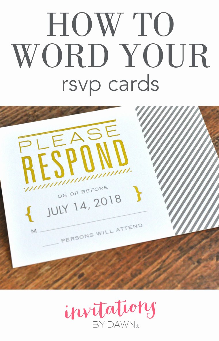 Rsvp Online Wording Best Of How to Word Your Rsvp Cards