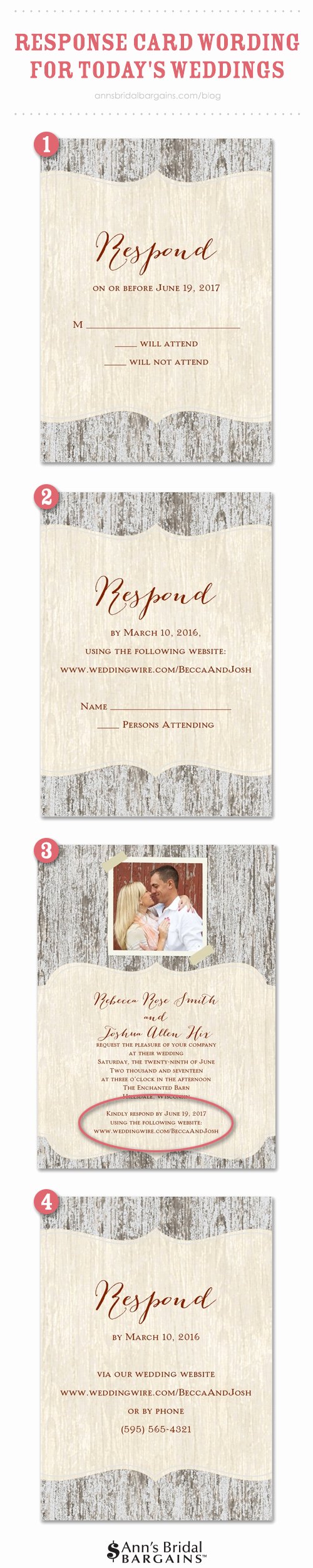 Rsvp Online Wording Fresh Response Card Wording Examples for Line Rsvps