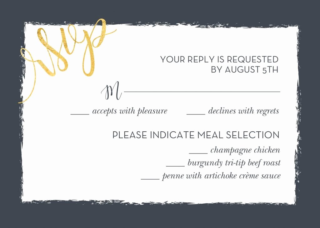 Rsvp Online Wording Inspirational Wedding Rsvp Wording and Card Etiquette 2019