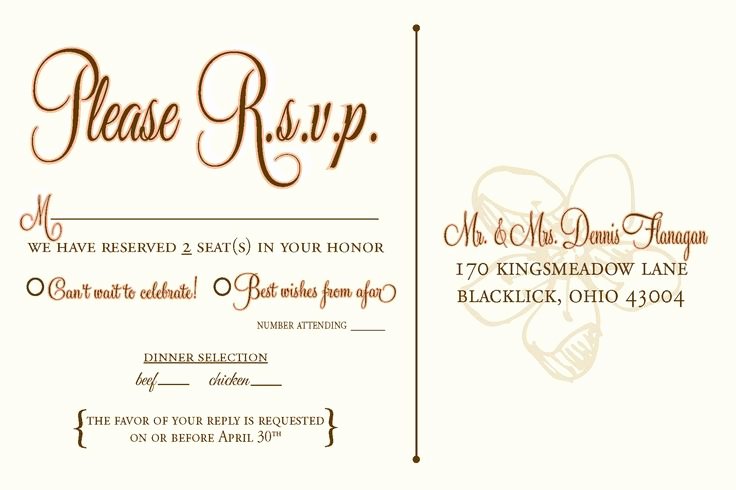 Rsvp Online Wording Luxury Rsvp Wedding Template Wording Wedding Design