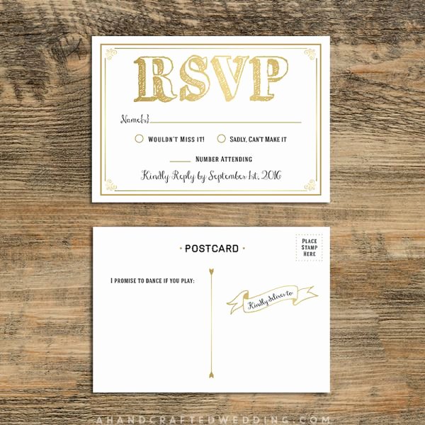 Rsvp Postcard Template Free Unique 17 Best Images About Wedding Invitations On Pinterest