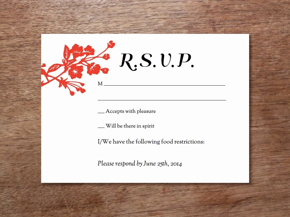 Rsvp Postcard Template Free Unique Printable Rsvp Template – Gongxi – Epaperheart