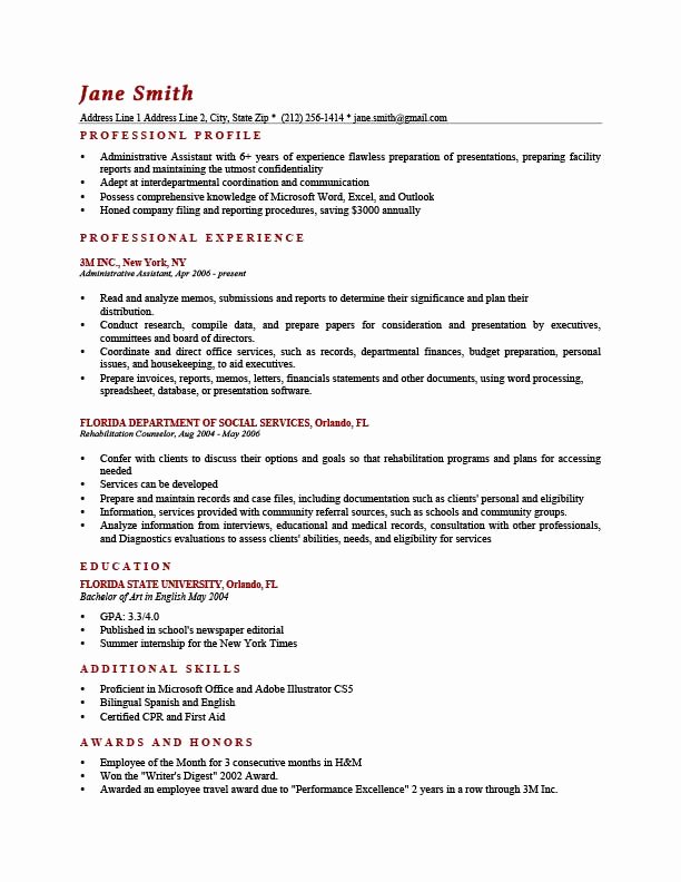 Rutgers Business School Resume Template Best Of How to Write A Resume Profile Examples &amp; Writing Guide