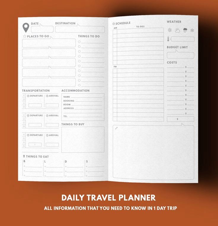 Rv Journal Template Elegant 25 Best Ideas About Travel Planner On Pinterest