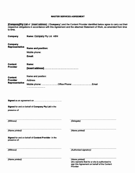 Saas Reseller Agreement Template Awesome Saas Agreement Template